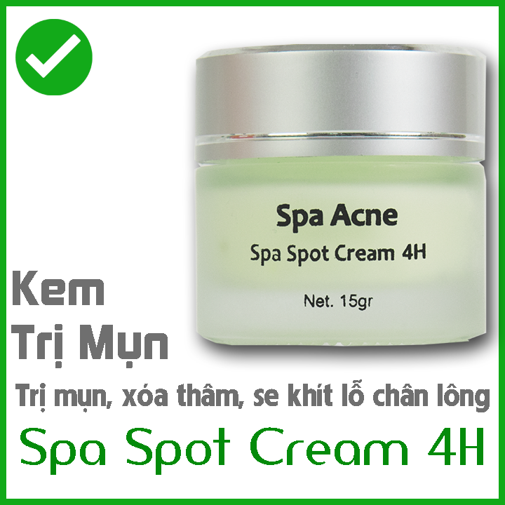 [CHÍNH HÃNG] Kem Chấm Mụn SPA ACNE Spa Spot Cream 4H