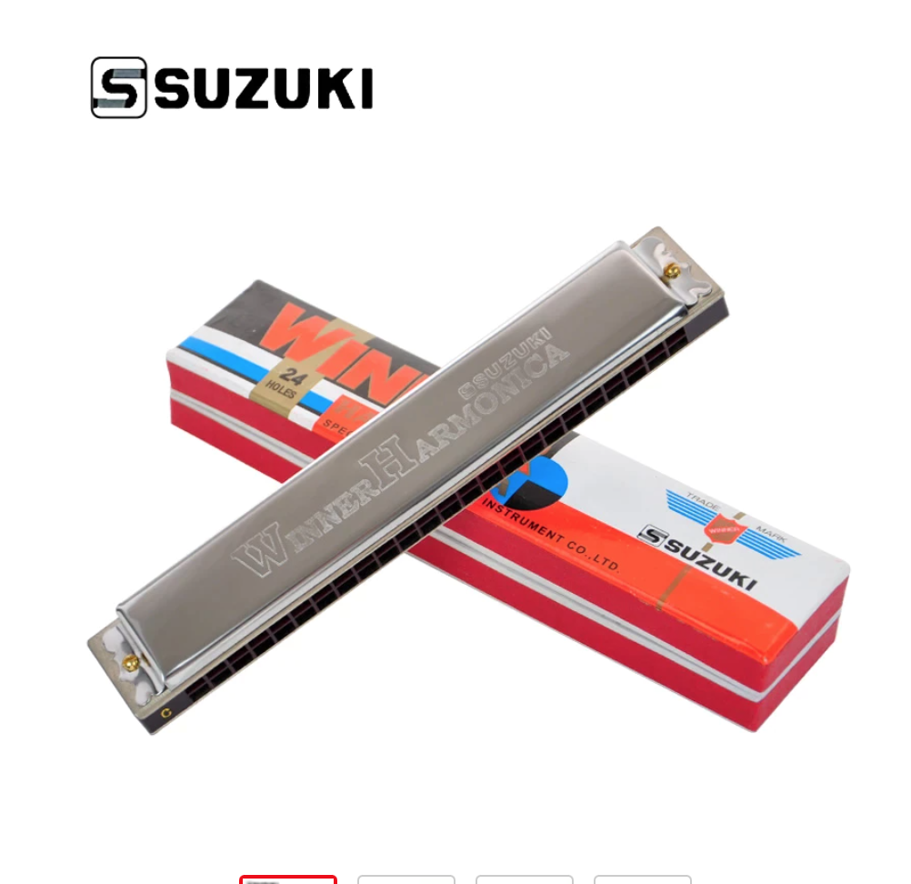 [NOW SHIP] Kèn Harmonica Suzuki Winner W-24 – Chính Hãng
