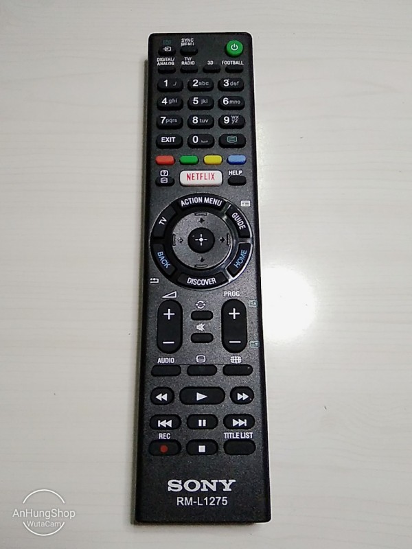 Bảng giá Điều Khiển Tivi Sony 1275- Remote Smart Tivi 1275.Phím Mềm,Nhỏ Gọn,Đen,Pin3A.
