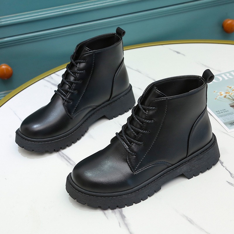 Boot nữ cổ cao da bóng lót lông êm mềm (BOOTCAO)