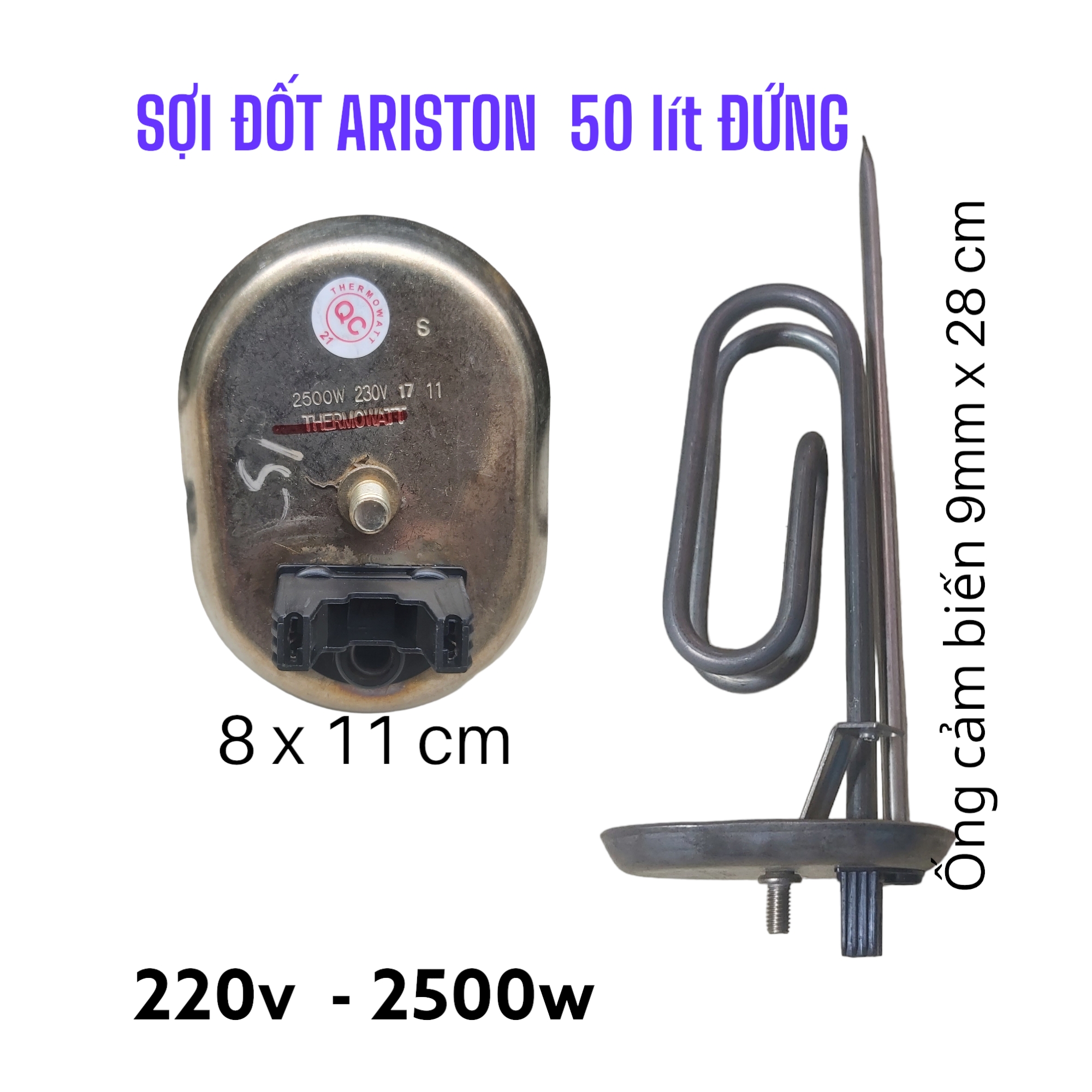 Thanh đốt bình nóng lạnh ariston chính hãng