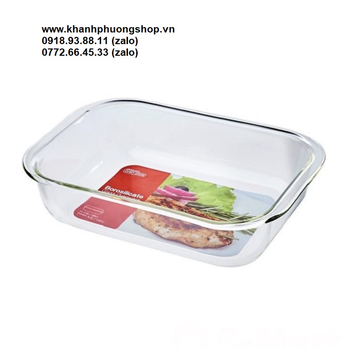 [HCM]khay thủy tinh lock&lock 1.7L - khay thủy tinh lock&lock