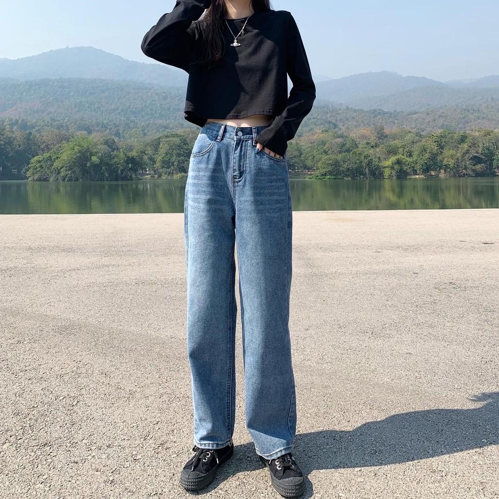 [HCM]Áo Thun Nữ Tay Dài Croptop Trơn Basic Modern Style