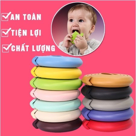 Xốp Bọc Cạnh Bàn mềm dẻo an toàn gia đình dùng - màu sắc tự chọn