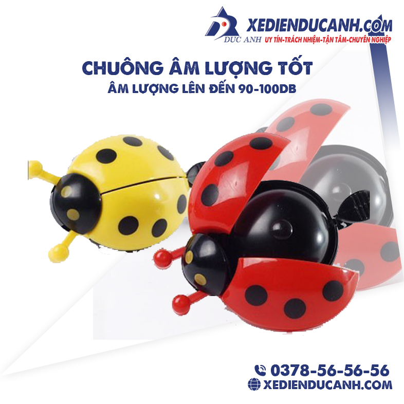 [HÀNG CÓ SẴN - CHUÔNG XE ĐẠP] Chuông xe đạp hình bọ cánh cứng