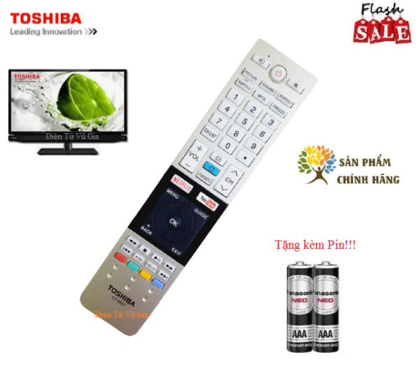 Bảng giá Remote Điều khiển tivi Toshiba (loại không giọng nói)-thay thế các dòng khiển kiểu dáng tương tự- Hàng chính hãng