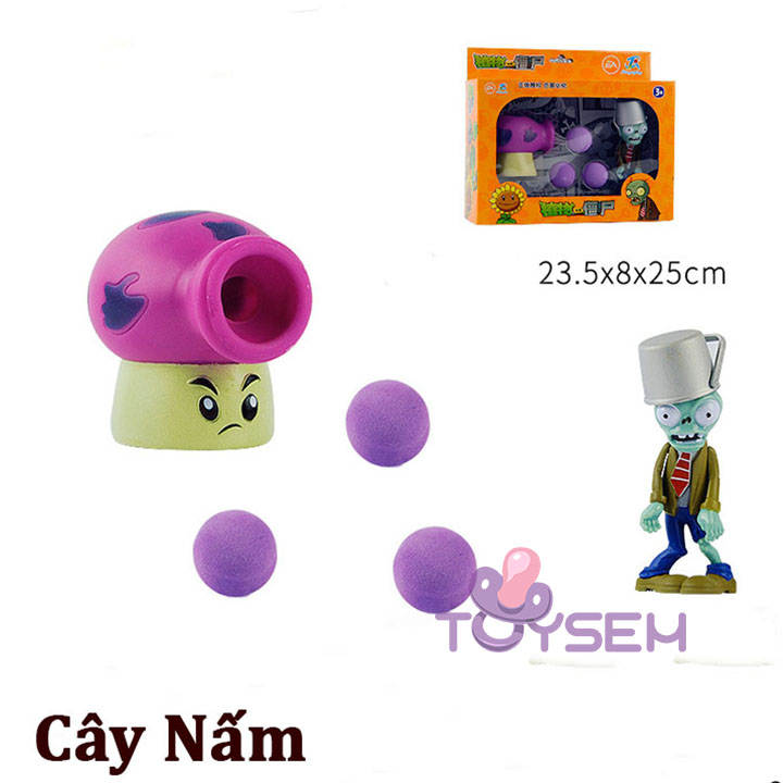 Đồ chơi trái cây đại chiến bắn plants vs zombies 2 – Đồ chơi zombie cho bé trai, bé gái cute – Quà tặng sinh nhật cho các trẻ từ 3 tuổi trở lên -… – OEM – top1shop