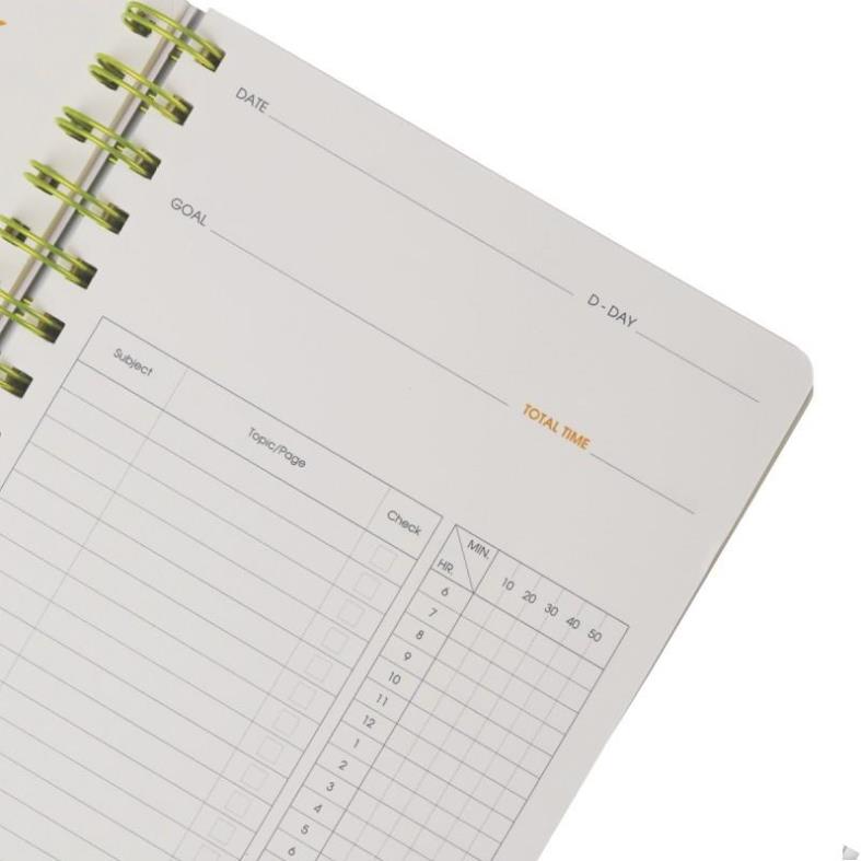 Sổ lò xo kép Study Planner A5; MS: 946 .