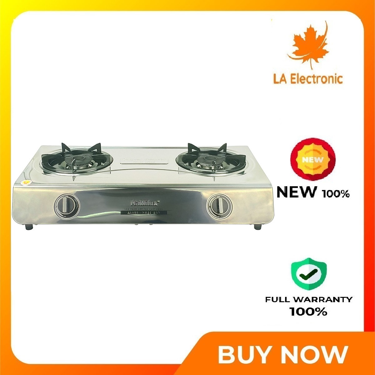 Bếp ga đôi namilux dl2163aps - miễn phí vận chuyển hcm