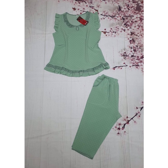 [48kg - 70kg] Đồ Bộ Mặc Nhà, Bộ Lửng Lụa Cao Cấp, Đẹp, Mịn Bigsize
