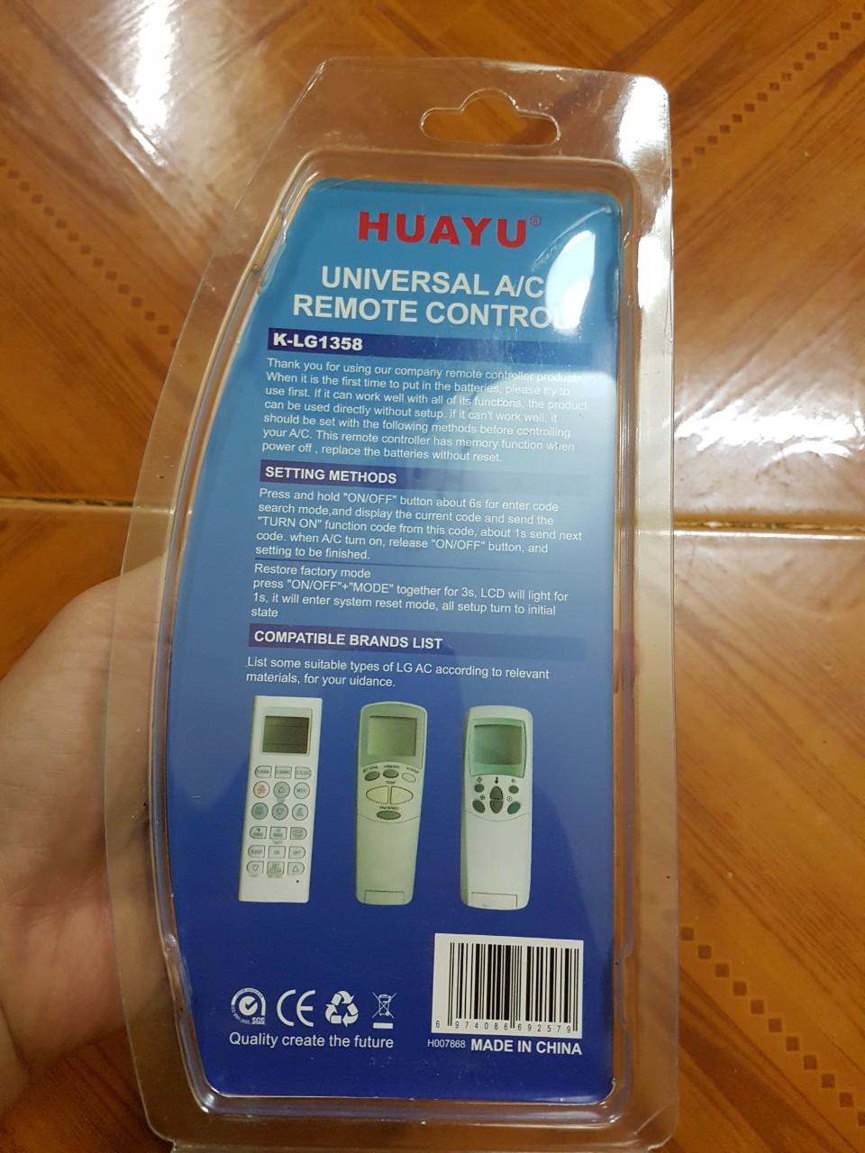 Điều khiển điều hòa LG đa năng