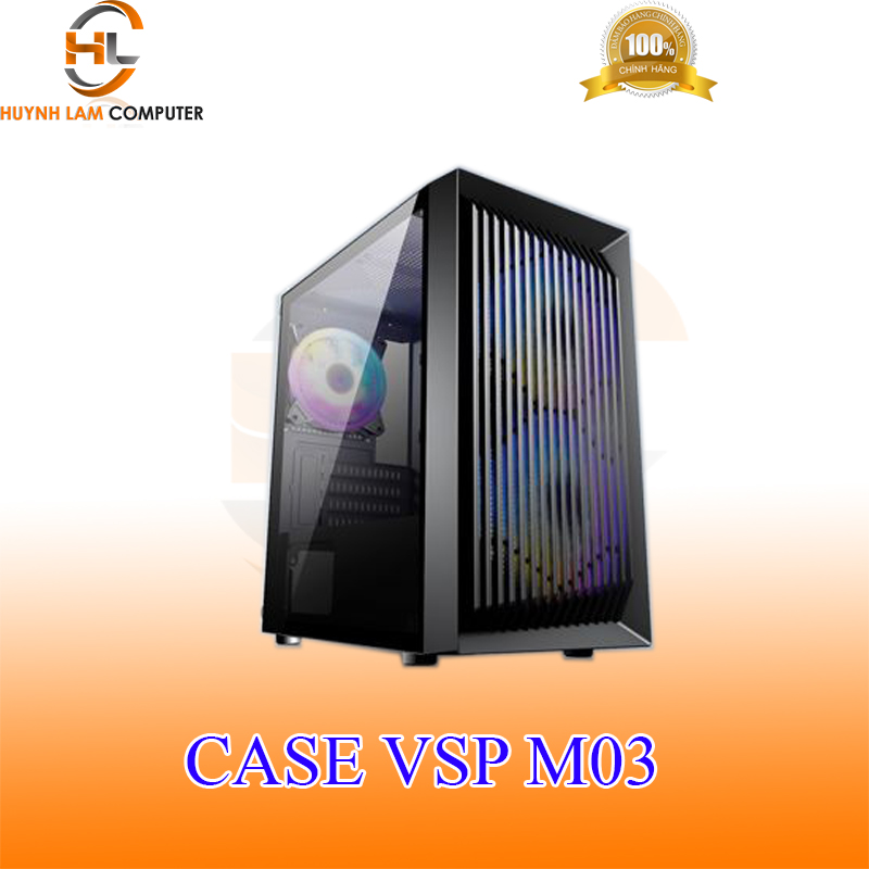 CASE MÁY TÍNH VSPTECH M03 GAMING MID TOWER CHASSIS - VSP PHÂN PHỐI