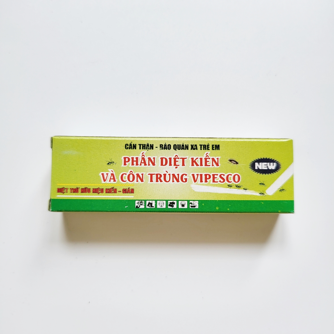 Phấn Viên Diệt Kiến Gián Côn Trùng Vipesco (Hộp 2 Viên)