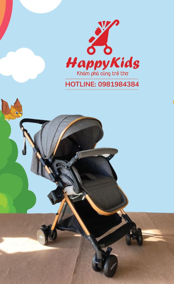 Xe đẩy cho bé Funnio A10 dòng xe 2 chiều 3 tư thế (Belecoo)