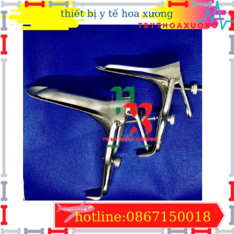 Mỏ vịt khám phụ khoa inox các size nhỏ , trung, đại