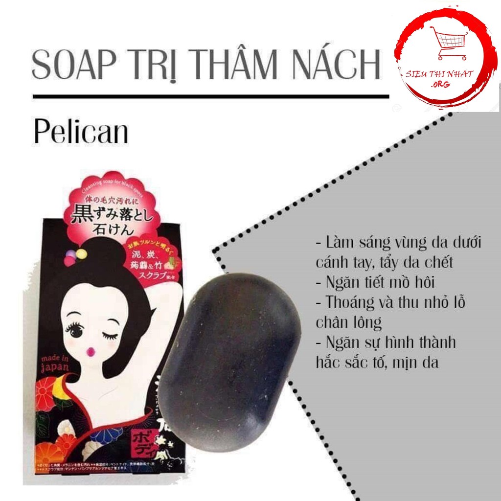 [HCM]Xà Phòng Thâm Nách Pelican nội địa Nhật Bản