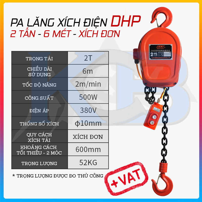 PALANG XÍCH ĐIỆN DHP 380V 2TẤN – 6M(CÓ VAT) HÀNG CHÍNH HÃNG CHẤT LƯỢNG CAO. PALANG XÍCH, TÓ ĐIỆN, PALANG ĐIỆN, PALANG 1 PHA, PALANG 3 PHA, TỜI XÍCH