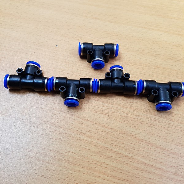 Combo 10 tê nối nhanh ống 8mm