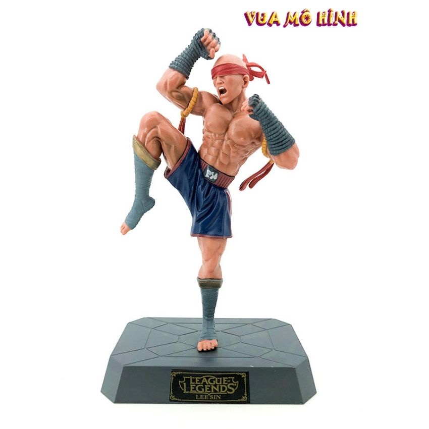 Mô hình Liên minh huyền thoại  Mô hình Leesin quyền thái cao 19cm có chân  đế full BOX  Lazadavn