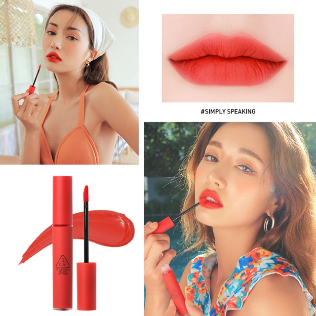 [Hàng Chính Hãng- Shop sale lỗ lấy mẫu mới] Son Kem Lì 3Ce VELVET LIP TINT