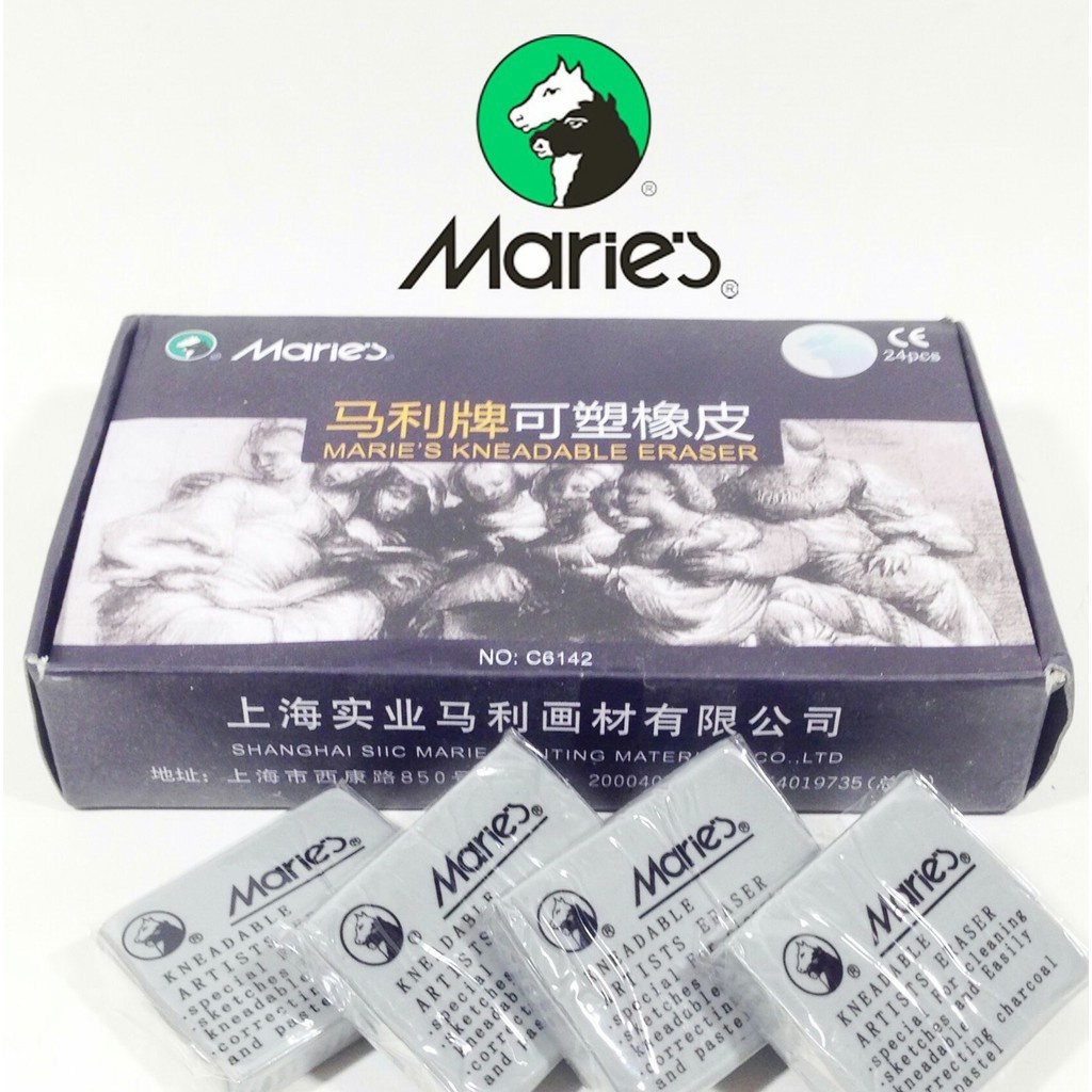Tẩy Đất Sét Maries/Gôm Đất Sét Marie's/Kneaded eraser