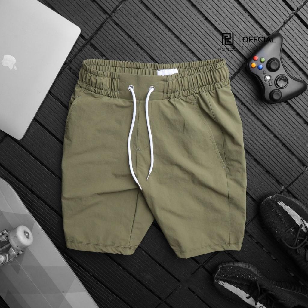 Quần short đũi nam PUNDO chất liệu linen cao cấp co giãn nhẹ màu dễ phối PUNDO QSPD20
