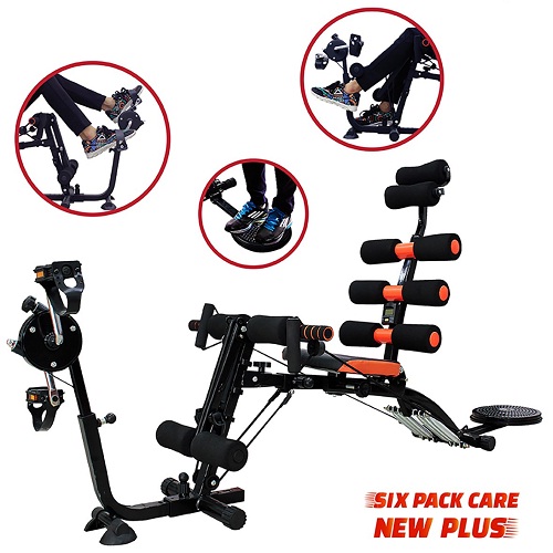 Máy tập cơ bụng đa năng New Six Pack Care (Đen phối đỏ)