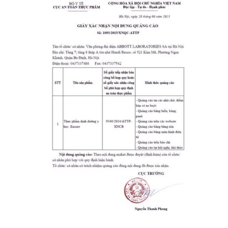 [DATE 2024] Sữa Ensure Úc loại 850g