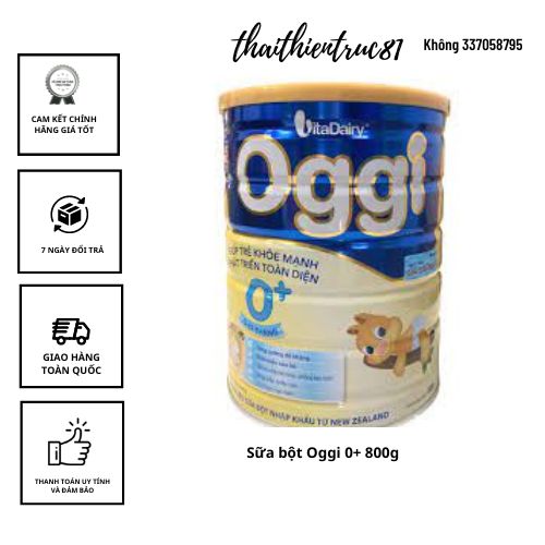 [ HOÀN TIỀN 10% ]Sữa bột Oggi 0+ 800g - S