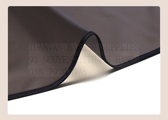 Áo choàng, bạt choàng uốn nhuộm tóc (Mẫu nhựa PVC trong)