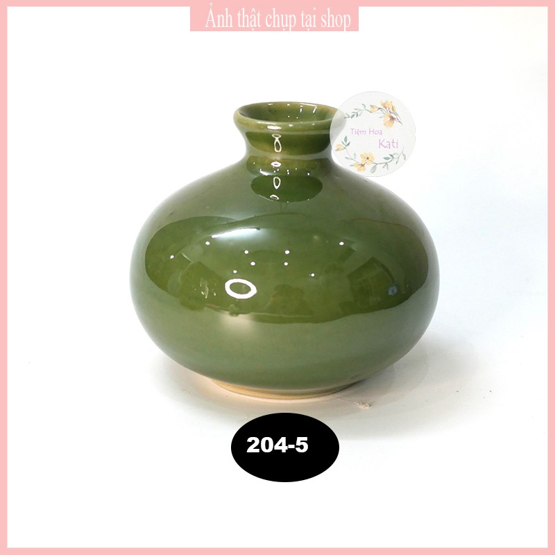 BÌNH GỐM - Lọ gốm trang trí - decor - bát tràng- [204]