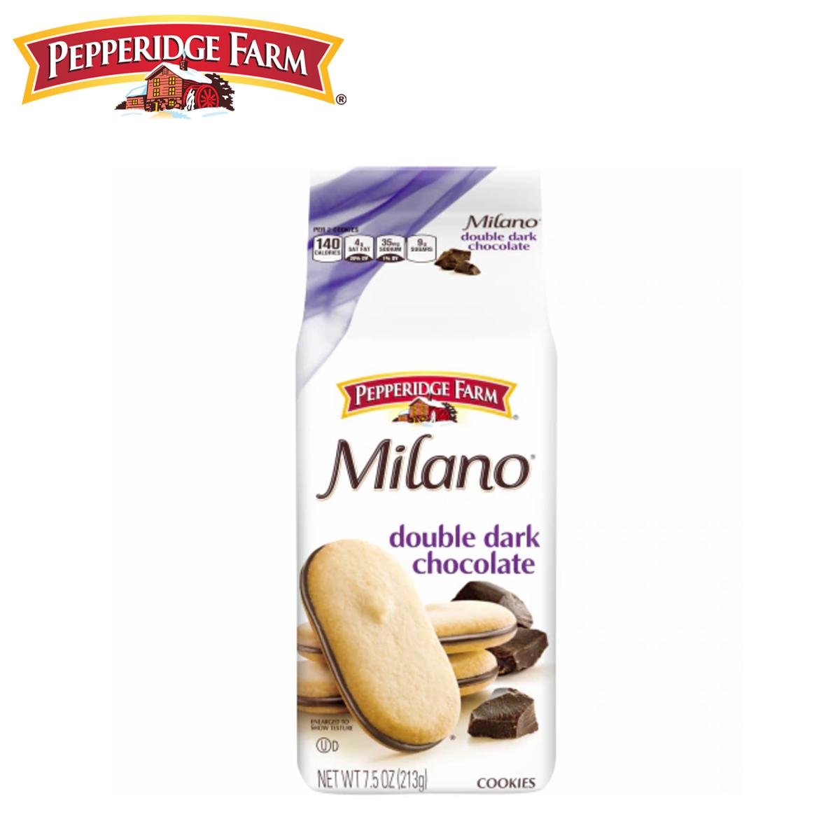 >> SO SÁNH GIÁ BÁNH VỊ SÔCÔLA CAM MILANO PEPPERIDGE FARM 198G | Shopee Lazada Sendo Tiki 32 BÁNH QUY HAI LỚP SOCOLA ĐEN DOUBLE DARK CHOCOLATE MILANO PEPPERIDGE FARM 213 GRAM