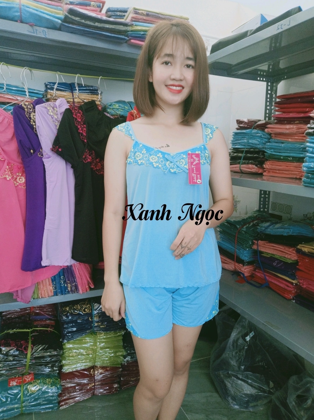 [HCM]Đồ ngủ cánh tiên chất thun lạnh mặc mát  Anh Phúc