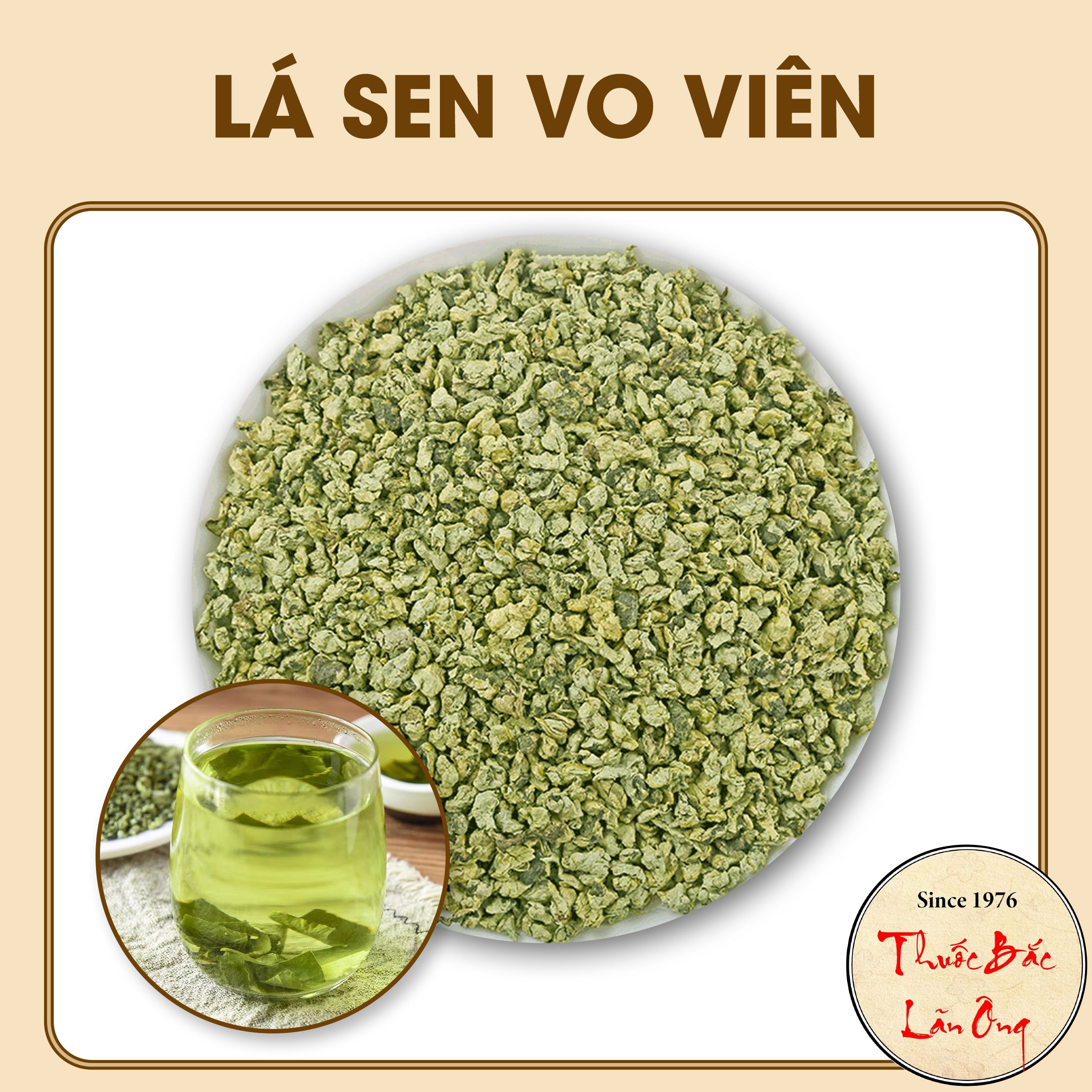 Trà lá sen non sấy lạnh 1kg - Thuốc Bắc Lãn Ông
