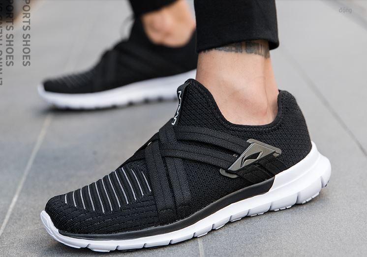 Giày thể thao Lining  mã ARHN171 (sẵn hàng màu đen)