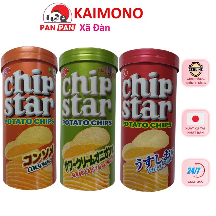 Bánh Snack Khoai Tây Chip Star YBC 50g Nhật Bản