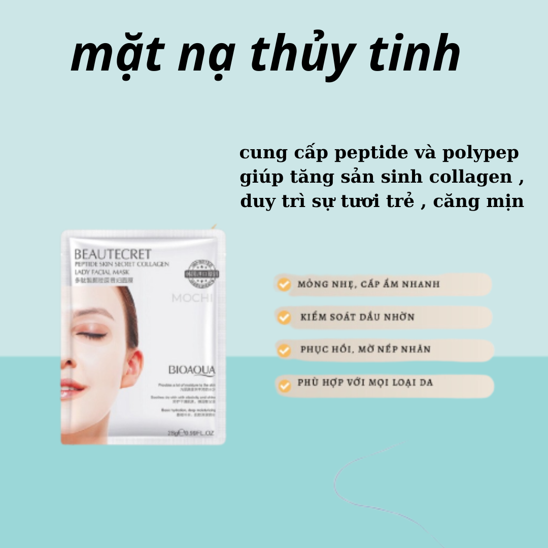 MẶT 𝐍𝐀̣ THỦY TINH THẠCH TRONG SUỐT - 𝐁𝐈𝐎𝐀𝐐𝐔𝐀