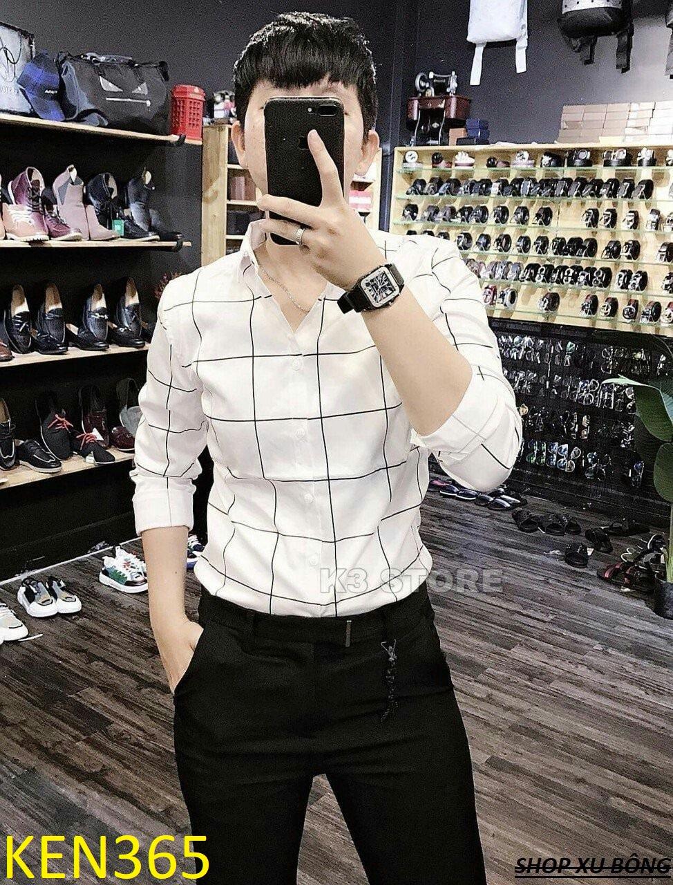 [HCM]ÁO SƠ MI NAM THIẾT KẾ PHÙ HỢP CHO MỌI LỨA TUỔI