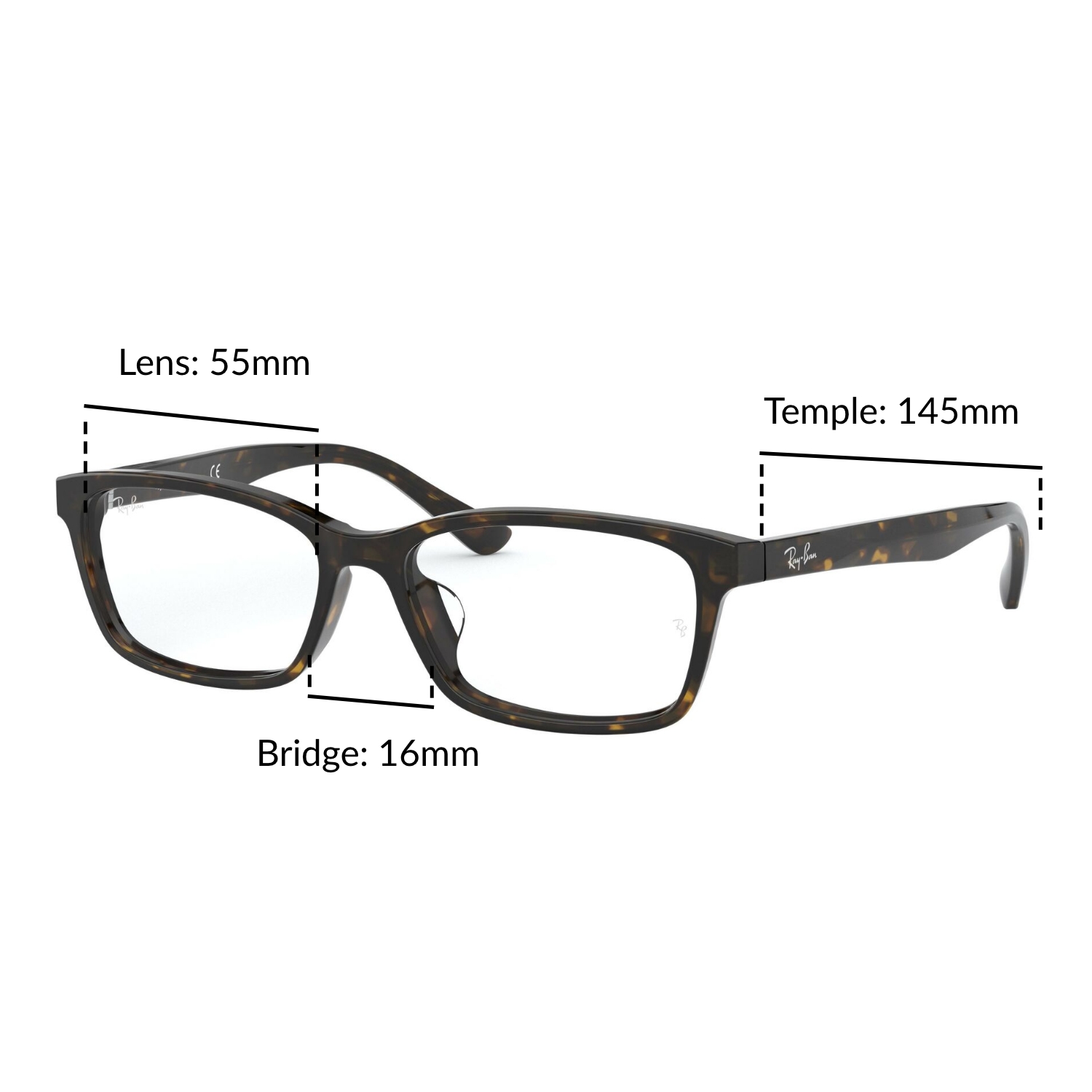 Mắt Kính Ray-Ban - RX5318D 2012 - Kính thường Size 55