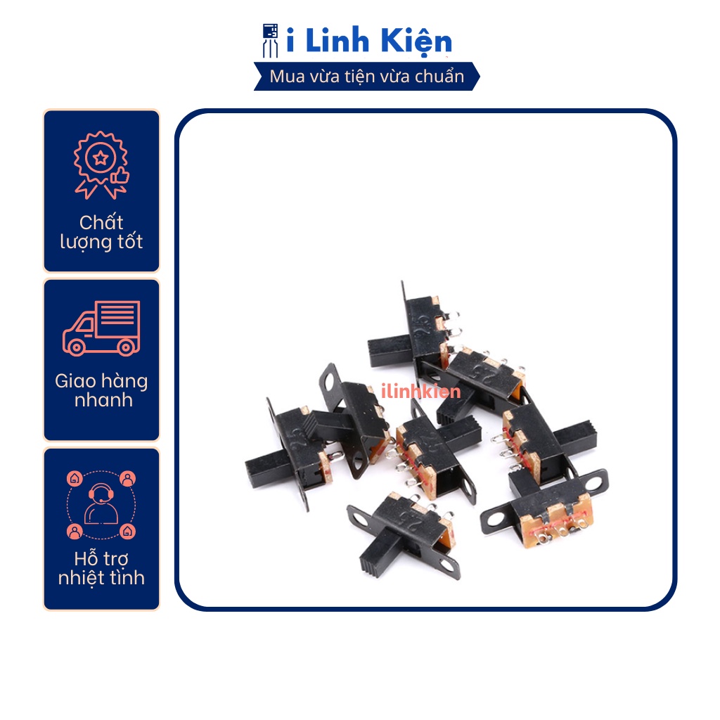 Công tắc gạt SS12F15 G6 6mm 3P