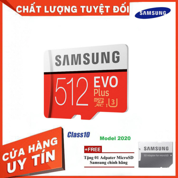 Thẻ Nhớ MicroSDXC Samsung EVO Plus U3 512GB 100MB/s MB-MC512H - Hàng Chính Hãng