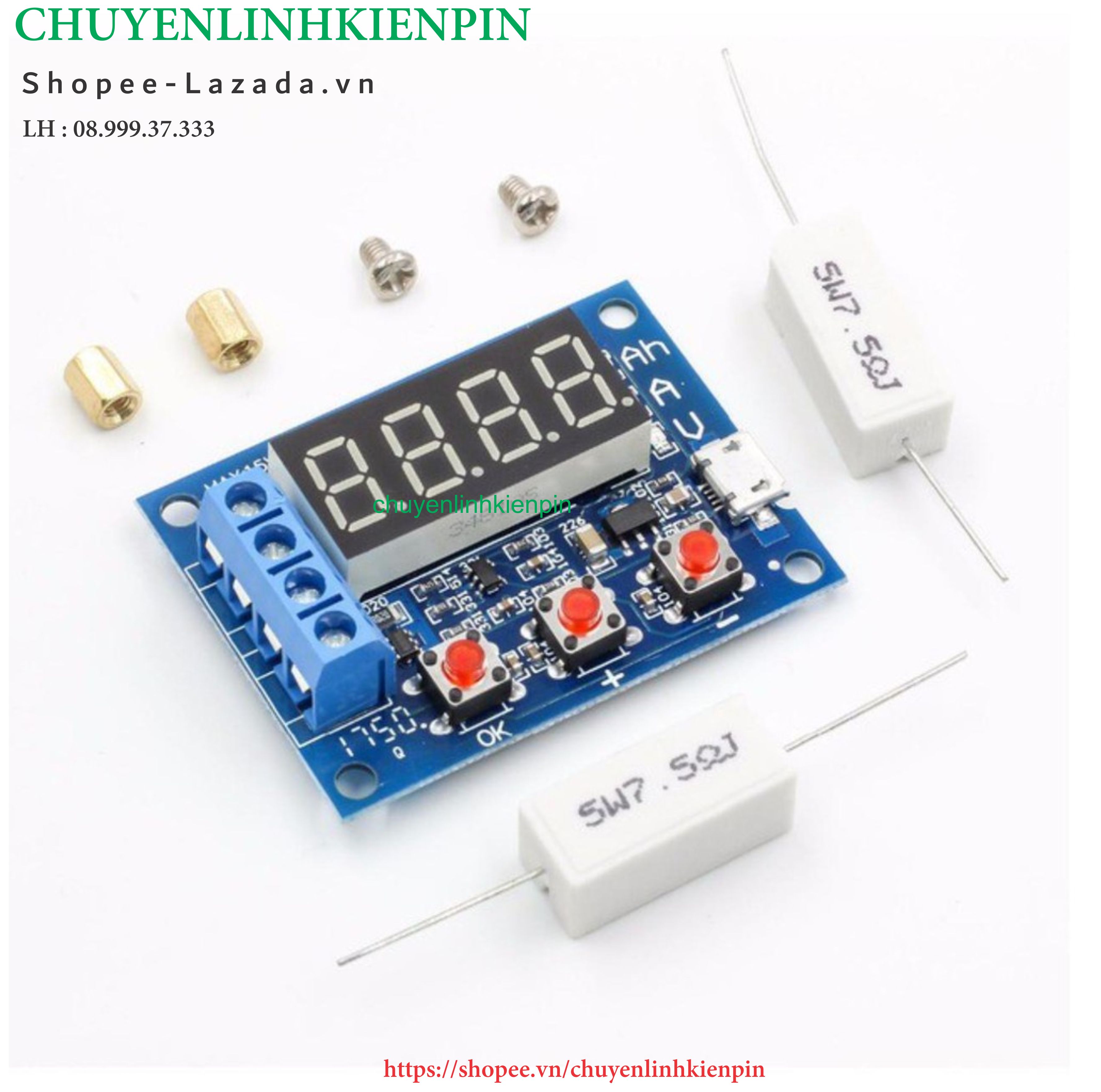 Mạch test dung lượng Pin và Acquy  ( BL64 117 )