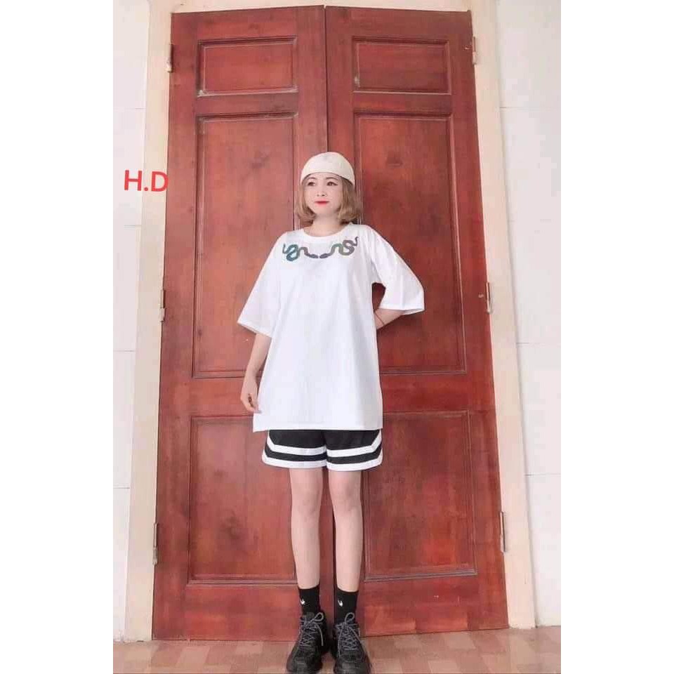 [Mã FASHIONHOT19 giảm 10K đơn bất kỳ] Sét áo phông rắn phản quang + quần đùi V