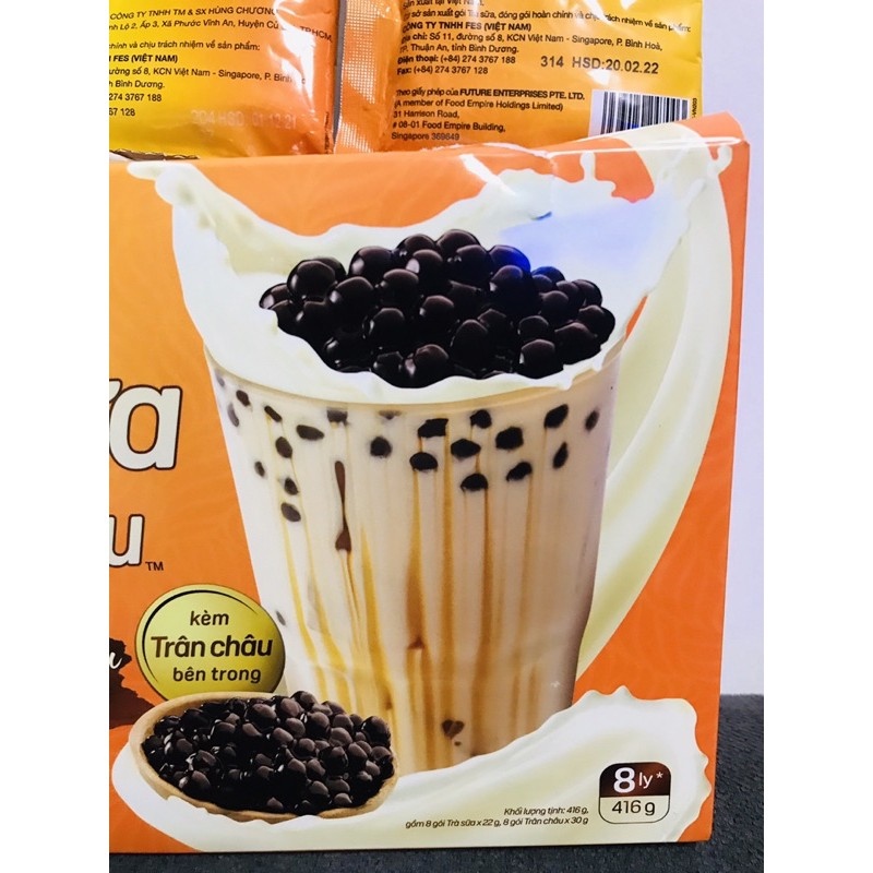 【sẵn sàng】 1 Set trà sữa trân châu HILLWAY ( trà trân châu thật )