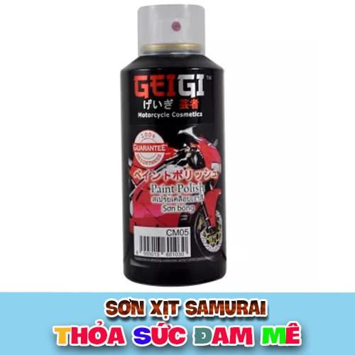 Chai xịt bóng xe máy GEIGI CM05 samurai