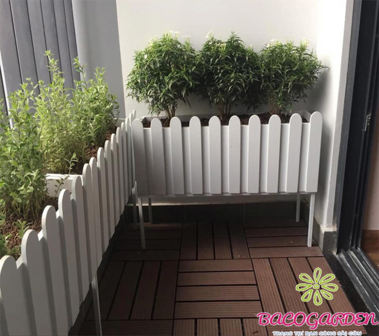 Chậu composite trồng cây