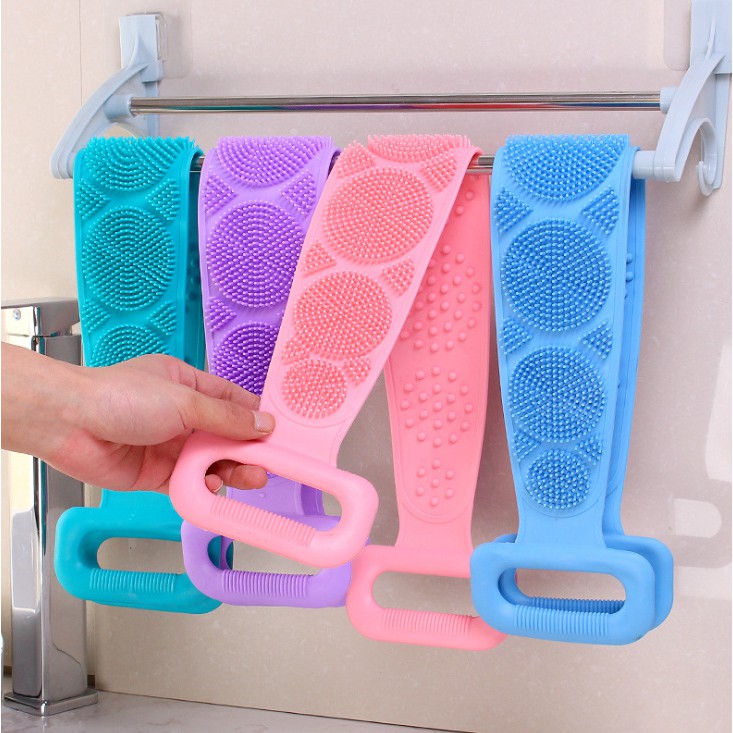 Dây chà lưng silicon 2 mặt