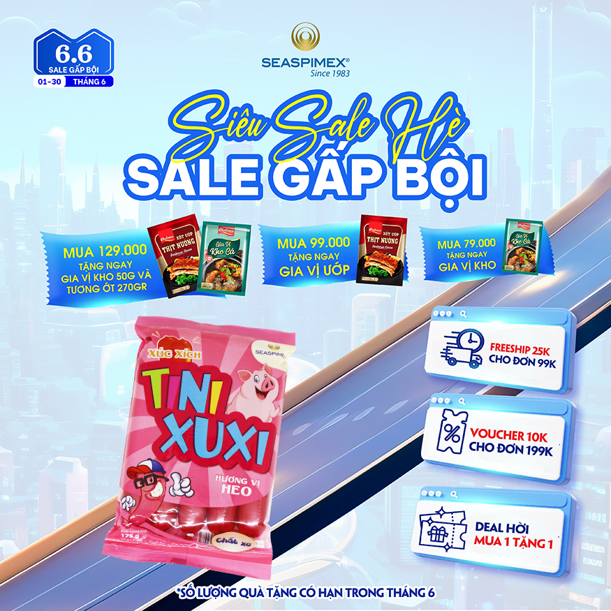 Xúc Xích HEO TINI XUXI 175g (35g x 5 cây)