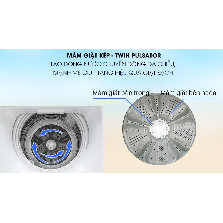 [TRẢ GÓP 0%] Máy giặt Aqua 10 Kg AQW-FR100ET W  (Giá áp dụng giao tại HN, HCM& các tỉnh liên hệ shop)