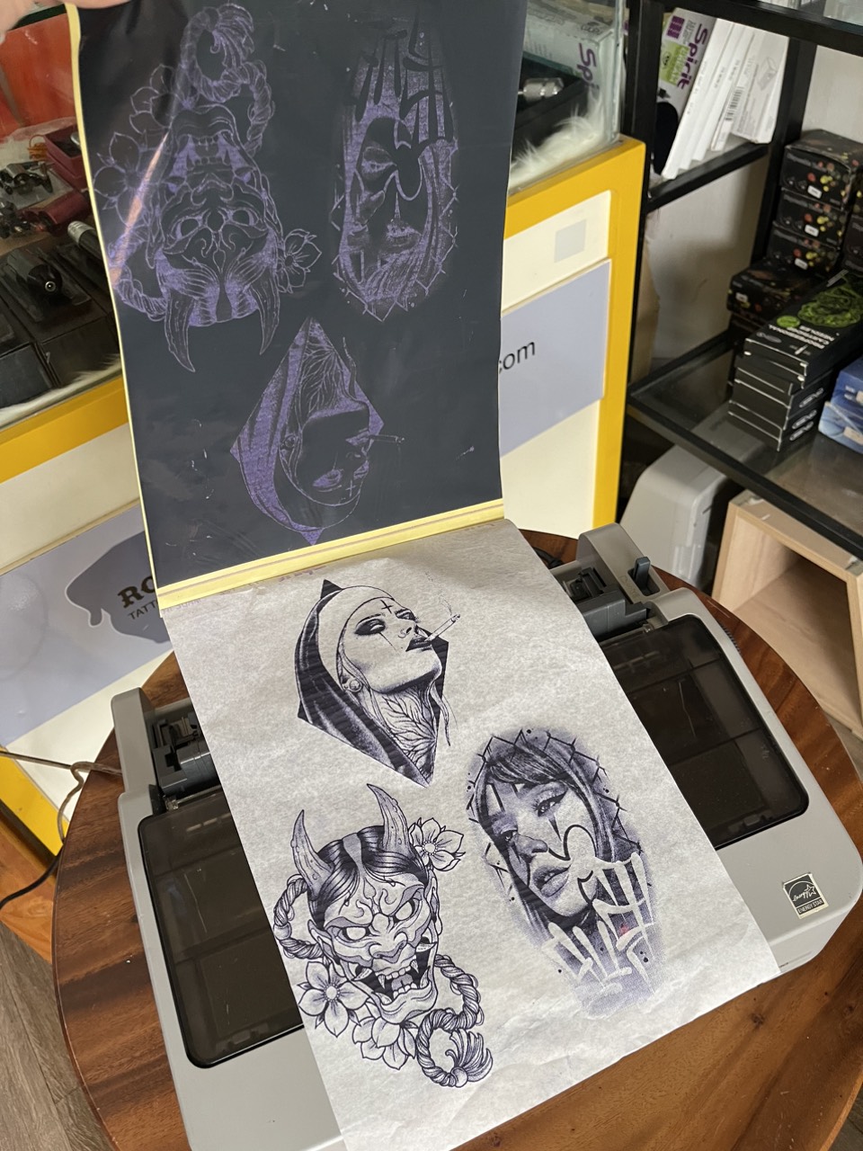 Máy Epson LQ310, Máy Scan Hình Xăm